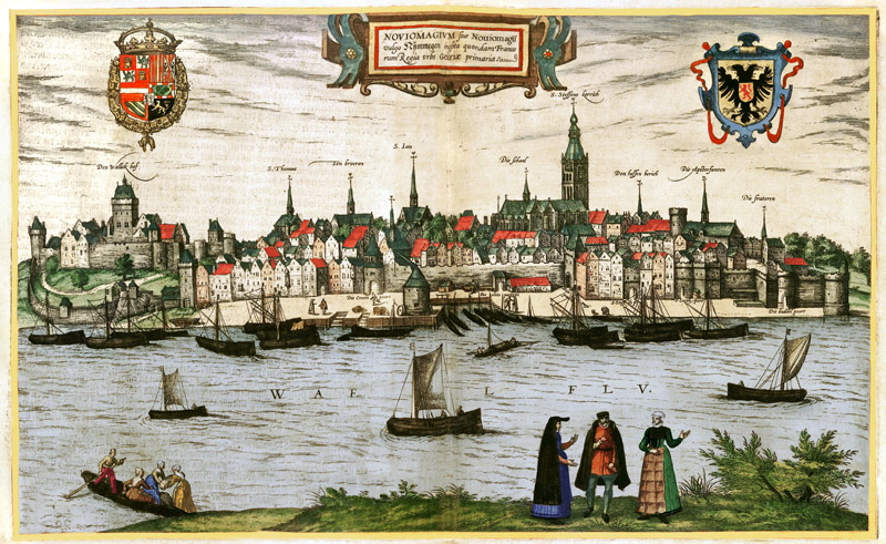 Nijmegen 1572 Braun en Hogenberg